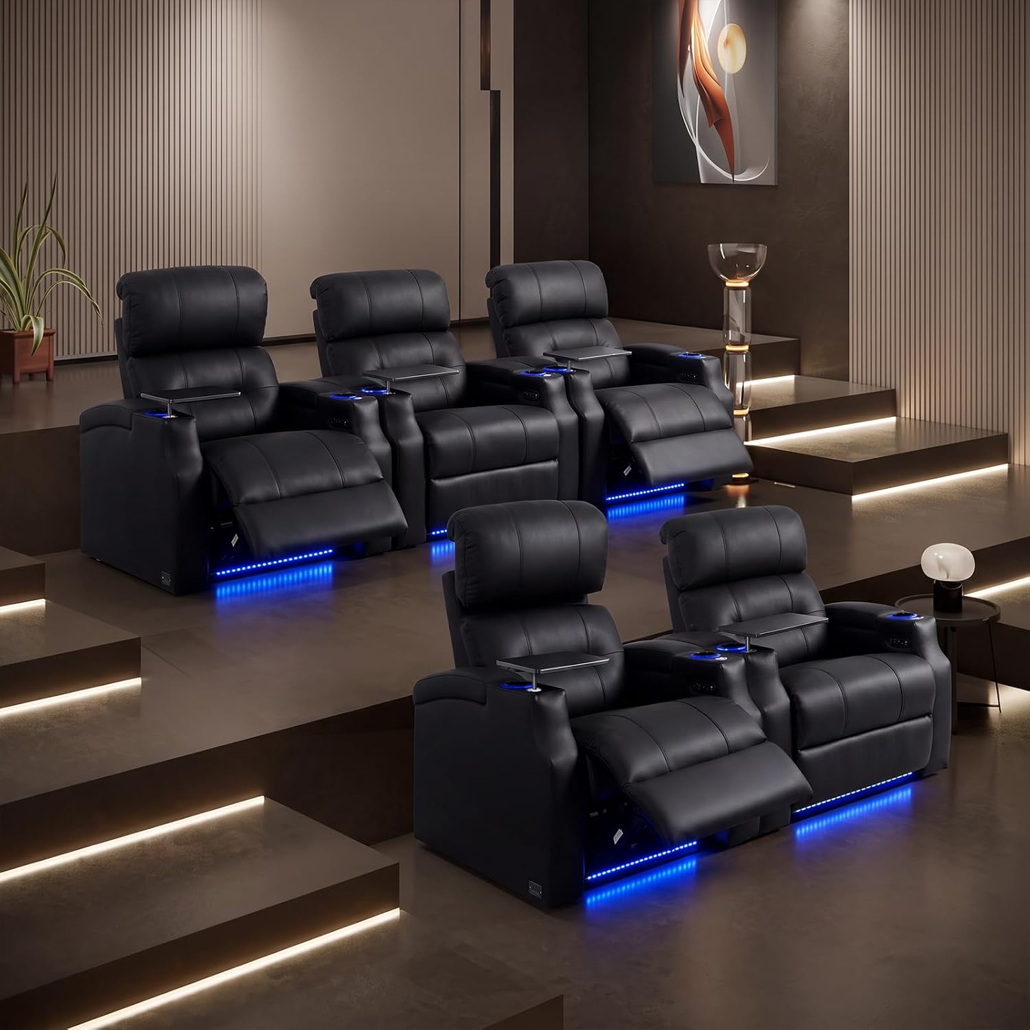 Top Grain Leather Home Theater - Home Cinema Chairs 评论和价格