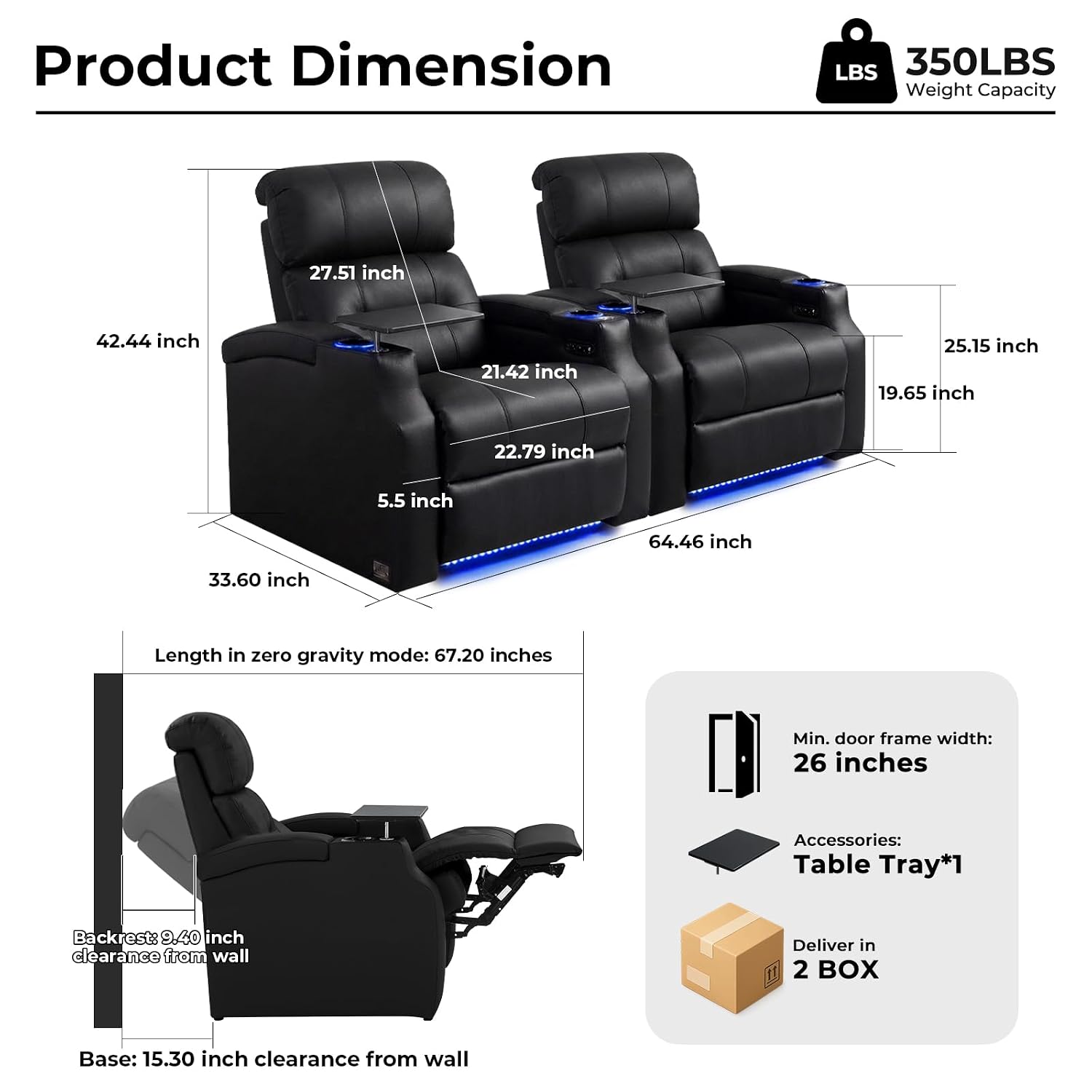 Top Grain Leather Home Theater - Home Cinema Chairs 评论和价格